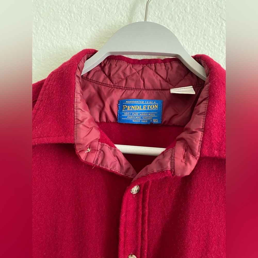 Vintage Pendleton Wool Button Front Shirt - image 5
